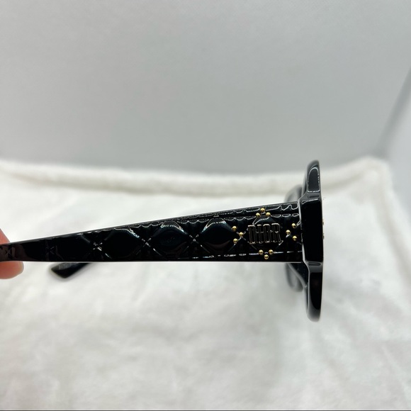 Dior Sunglasses New Authentic Classic Black Square Sunglasses - Picture 6 of 8